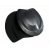 Castle - Black Cushion Heel